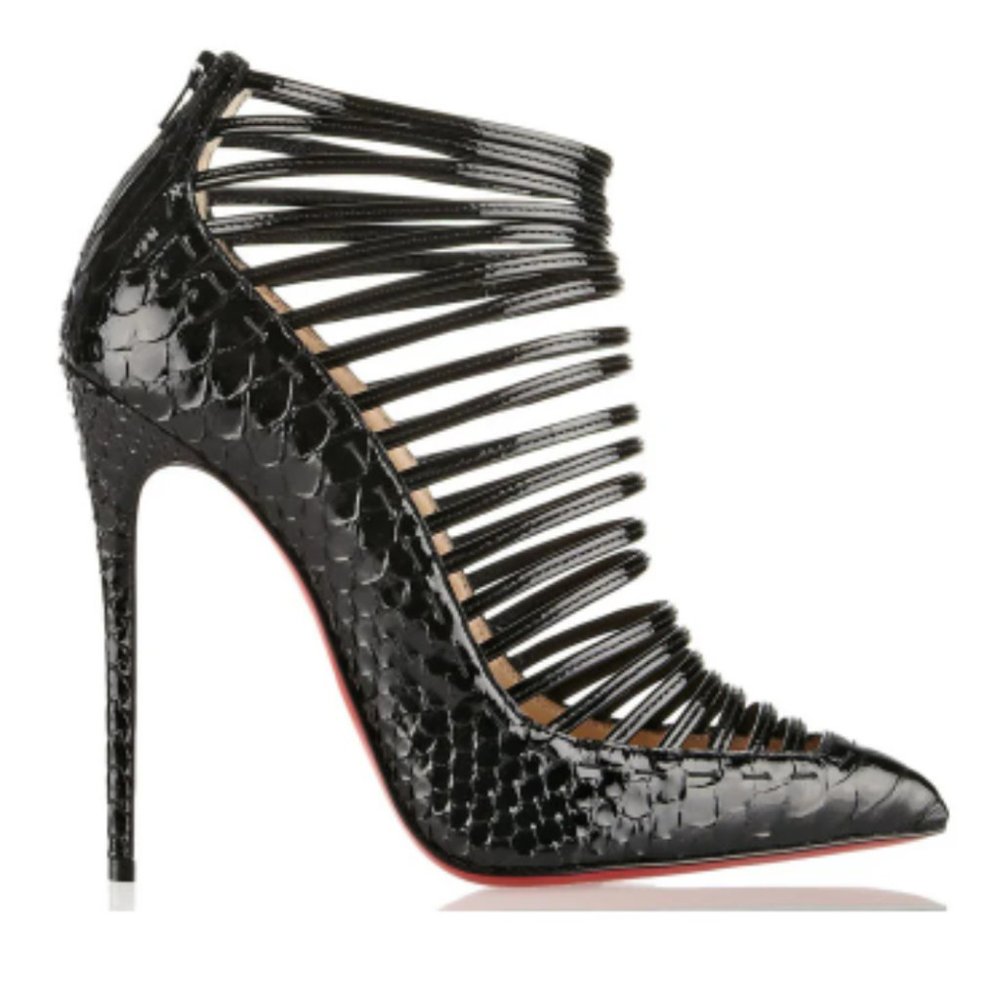 Christian Louboutin Black Ankle Boots
